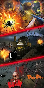 Scary Spider Charle:Choo train