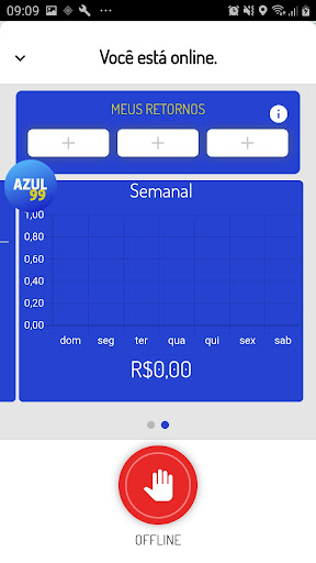 AZUL99 - Motorista Screen 2