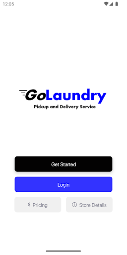 Android application Go Laundry Texas screenshort