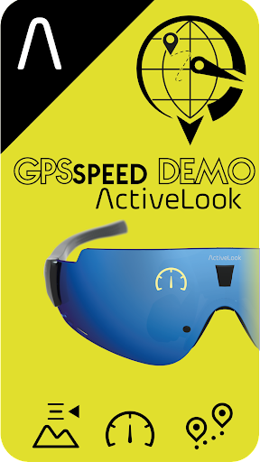 Android application ActiveLook GPSspeed Demo screenshort