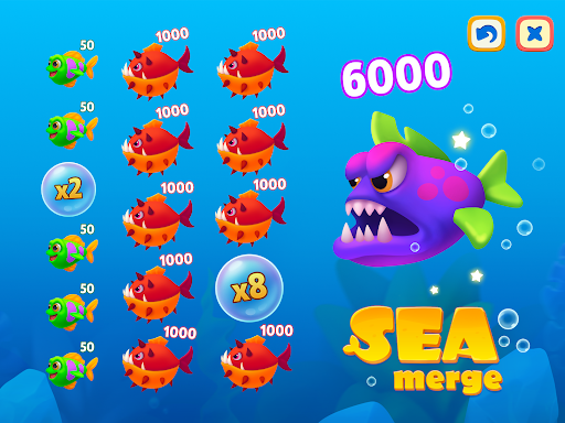 Screenshot of Sea Merge: Fish & Merging Game