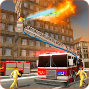 City Building Rescue- 911 Firefighter Truck Driver