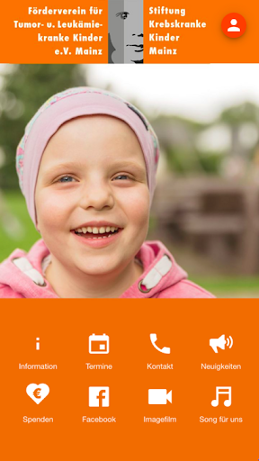 Android application Krebskranke Kinder Mainz screenshort