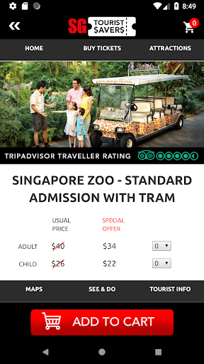 Reddot SG Tourist Savers Screen 2