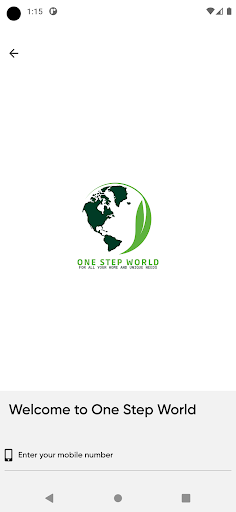 Android application One Step World screenshort