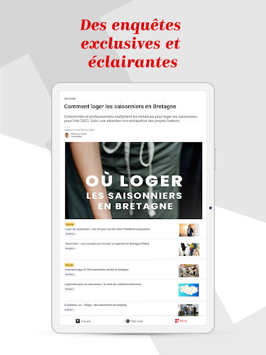 Screenshot of Le Télégramme - Info Bretagne