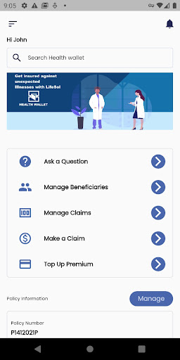 Android application Lifesol screenshort
