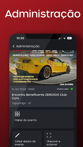 Android application Organizador screenshort