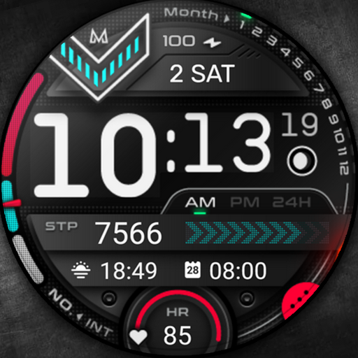 MD279 Digital watch face logo