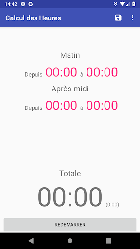 Aperçu de l'application