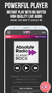 VOKO Radio PRO - Internet Radio Captura de tela