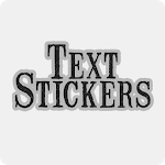 Cover Image of ダウンロード Text Stickers - WAStickerApps  APK