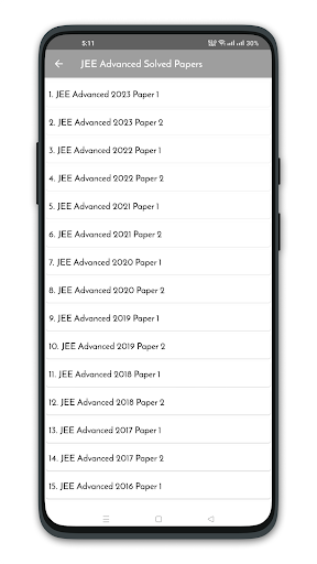JEE Advanced Solved Papers Screenshot 2 - AppWisp.com