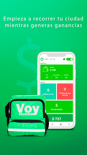 Android application Voy Driver: App repartidores screenshort