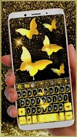screenshot of Golden Butterfly Keyboard Them