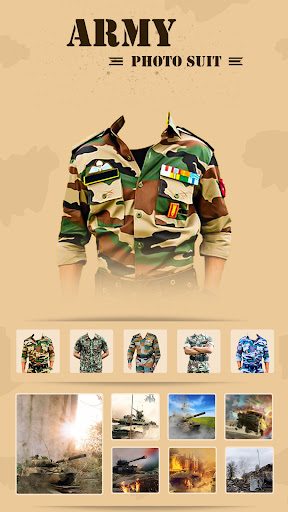 Android application Army Photo Suit - Photo Editor screenshort