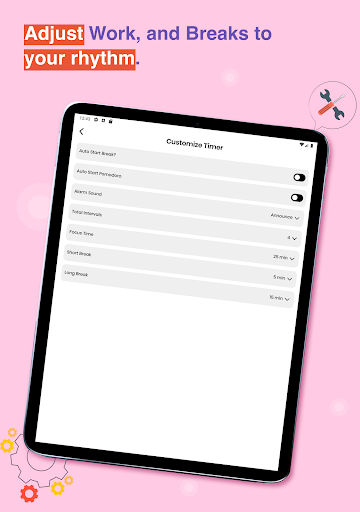 Screenshot of Pomodoro Timer & Focus Planner
