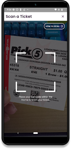 Maryland Lottery Official App Screen 2