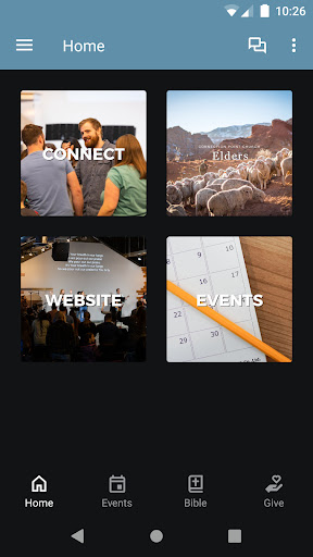 Android application Connection Point Church screenshort