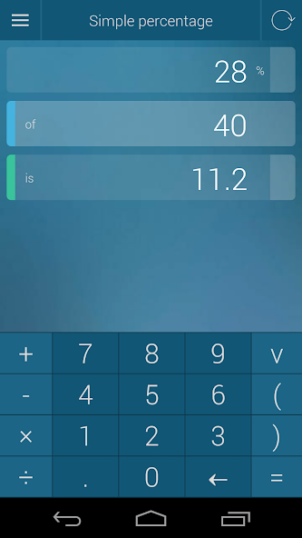 Percentage Calculator 3.1.10 APK + Mod (Unlimited money) untuk android