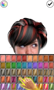 Magic Mirror Demo, Hair styler Screenshot