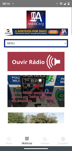 Rádio América FM 100,9 Screen 3