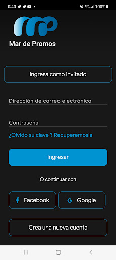Android application Mar de Promos screenshort
