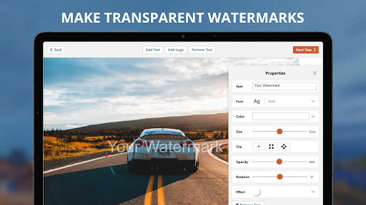 Visual Watermark Photos and PDF