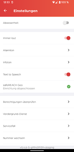 safeREACH Geo Screen 3