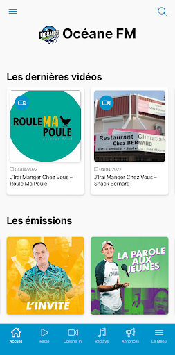 Android application Océane FM - Nouvelle-Calédonie screenshort