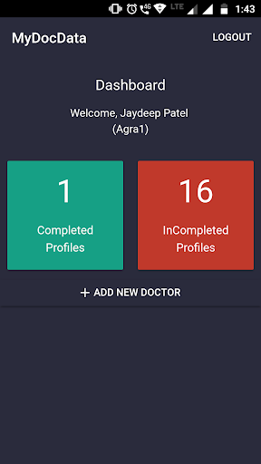 Mydocdata Vitalis/Xterna Screen 2