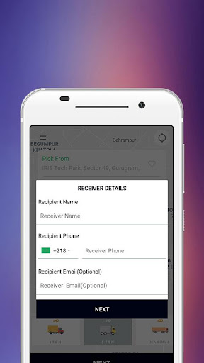 Apporio Delivery Screen 3
