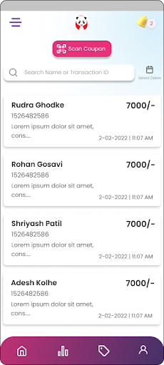 Android application BoomPanda Vendor screenshort