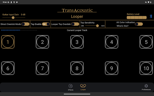 Screenshot of TAG Remote