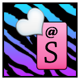 KB SKIN - Pastel Zebra Heart icon