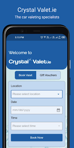 Crystal Valet.ie Screen 2