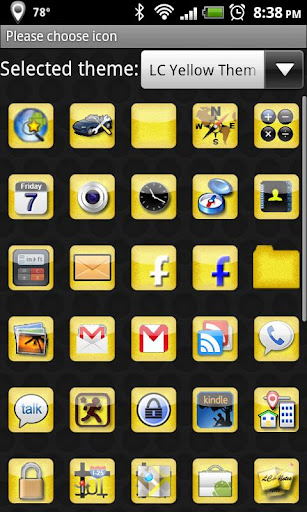 LC Yellow Theme Screen 2