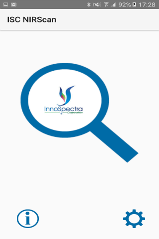 Android application ISC NIRScan screenshort