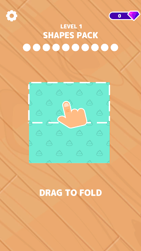 Android application Origami Fold: Paper Puzzle screenshort