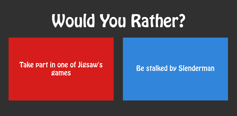 Would You Rather? 3 Game Modes