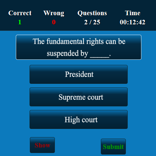 Fundamental Rights MCQ Screen 3