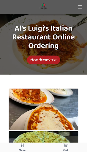 Android application Al's Luigi's Italian screenshort