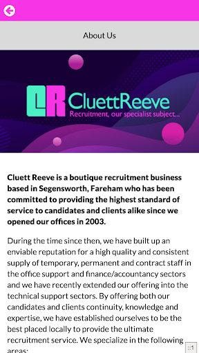 Cluett Reeve Recruitment Speci Screen 3