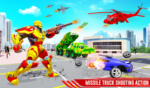 US Army Robot Missile Attack: Truck Robot Games 32 screenshots 10