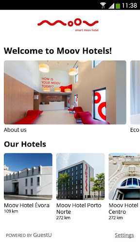 Android application Moov Hotels screenshort