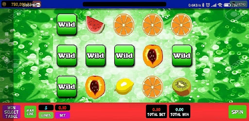 Android application Fruit Slots Machine screenshort
