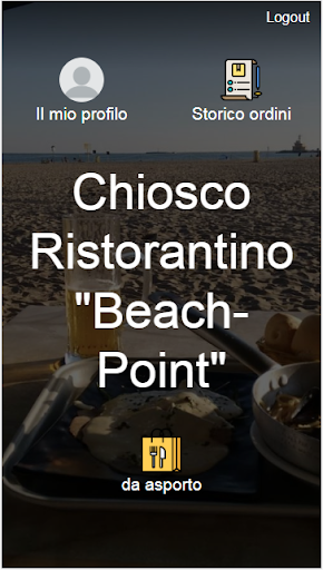Android application Chiosco BeachPoint screenshort