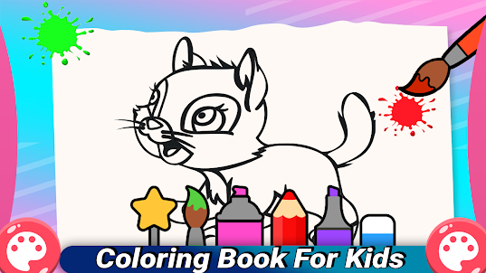 Coloring Book Cat