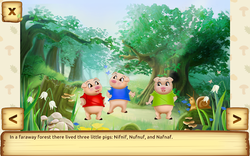 Three Little Pigs - Fairy Tale with Games screenshots 7