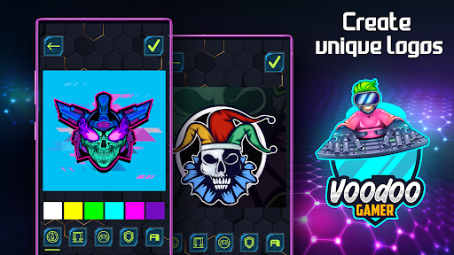 Android application Gaming Logo Maker Design Ideas screenshort